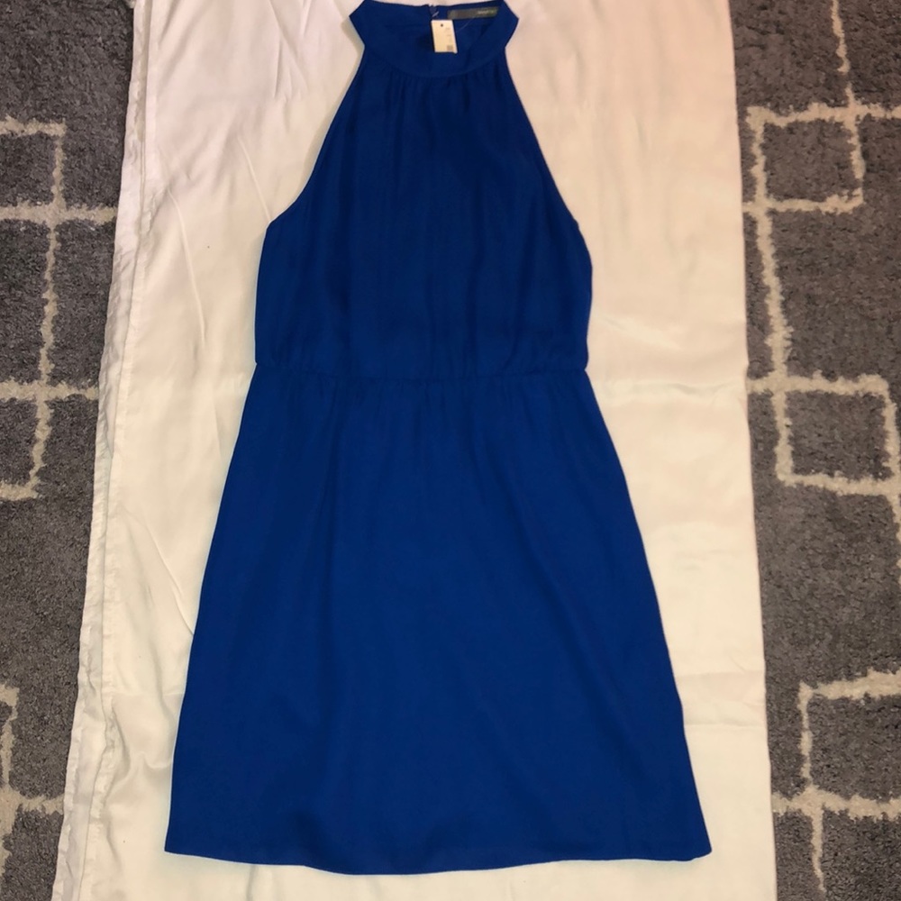 Light summer royal blue dress for girls night out.